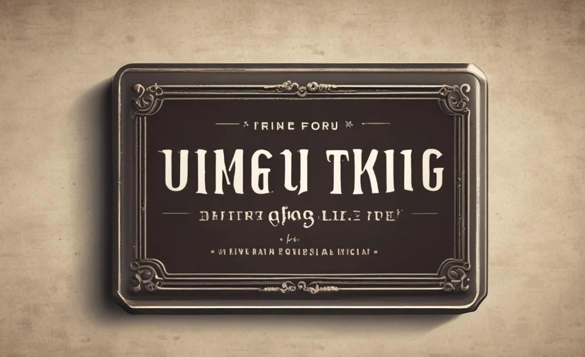 Vintage King Font Found In Use