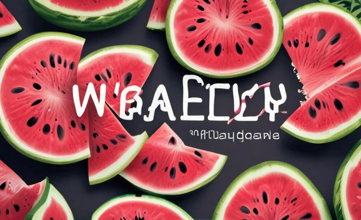 Watermelon Script Font Info Table: