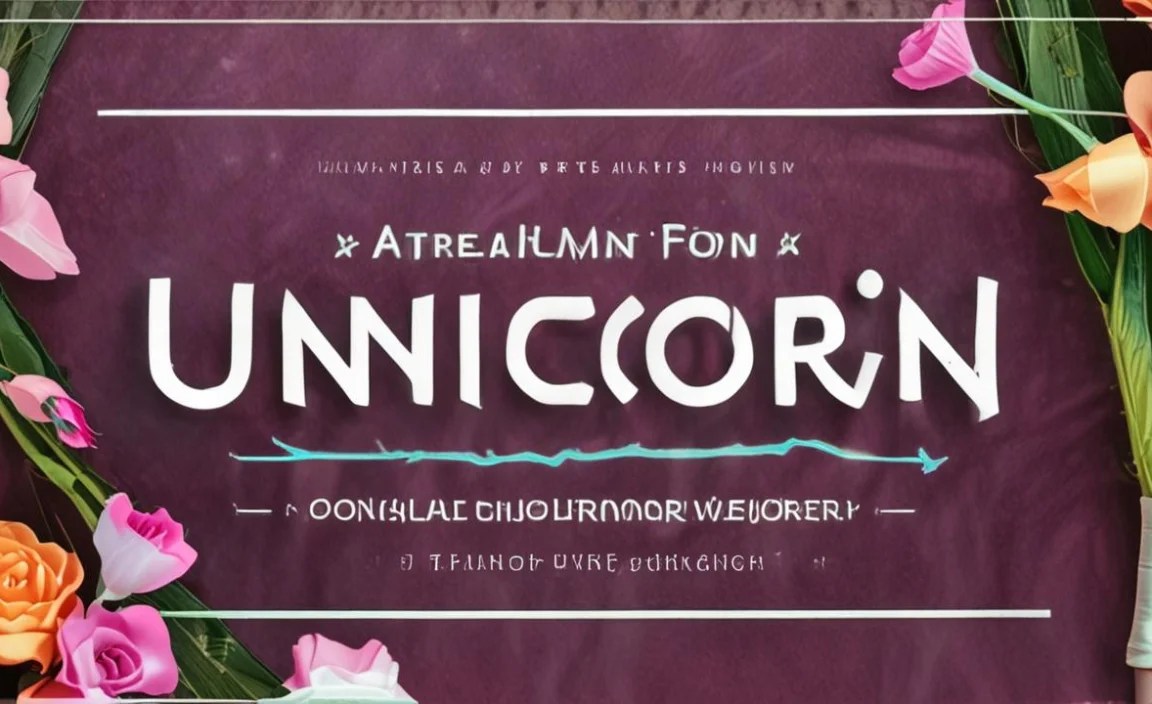 What Makes Unicorn Fonts Special?