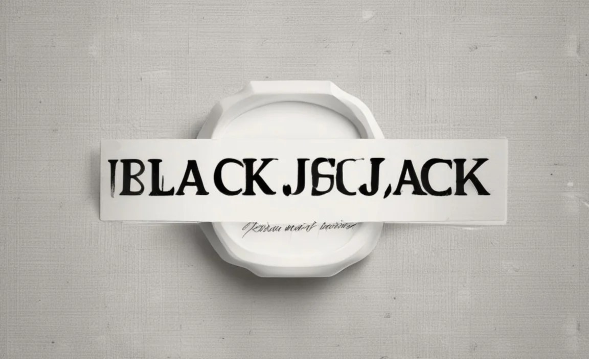 Where To Use Black Jack Font