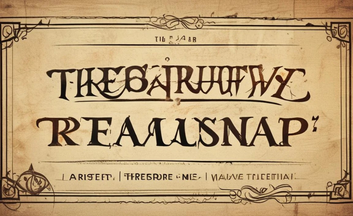 Why Choose Treasure Map Font?