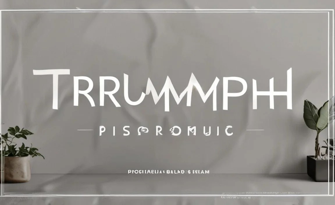 Why Choose Triumph Font?