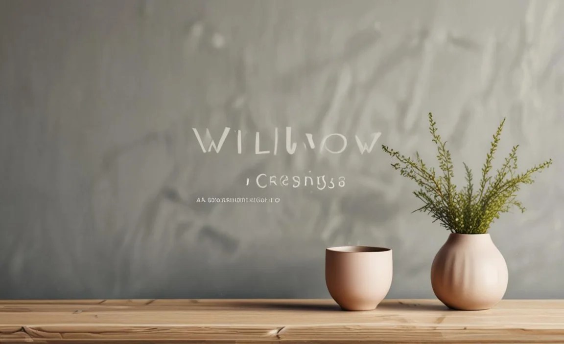 Willow Font Character Map:
