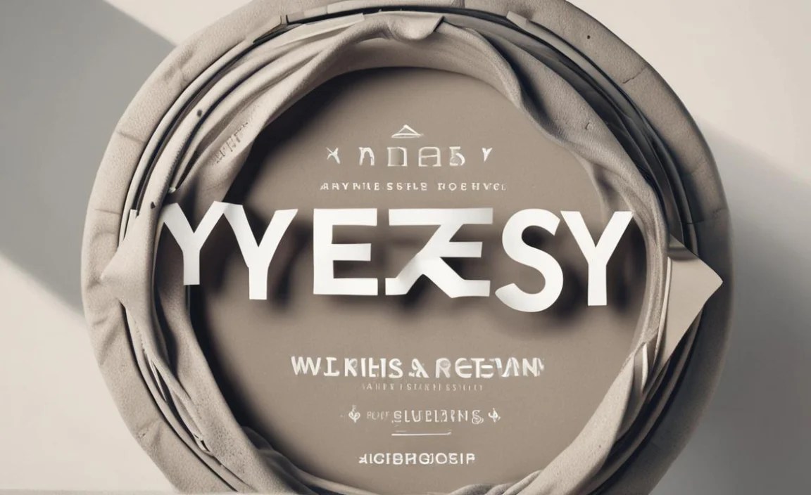 Yeezy Font Info Table: