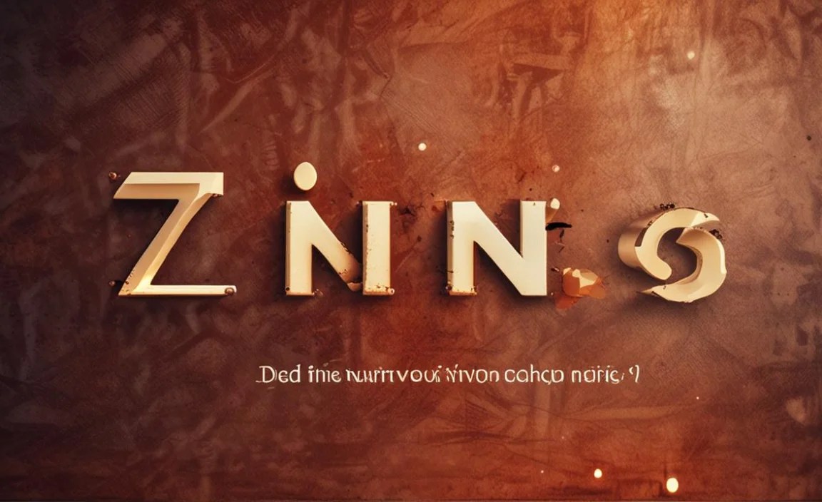 Zing Rust Font Character Map: