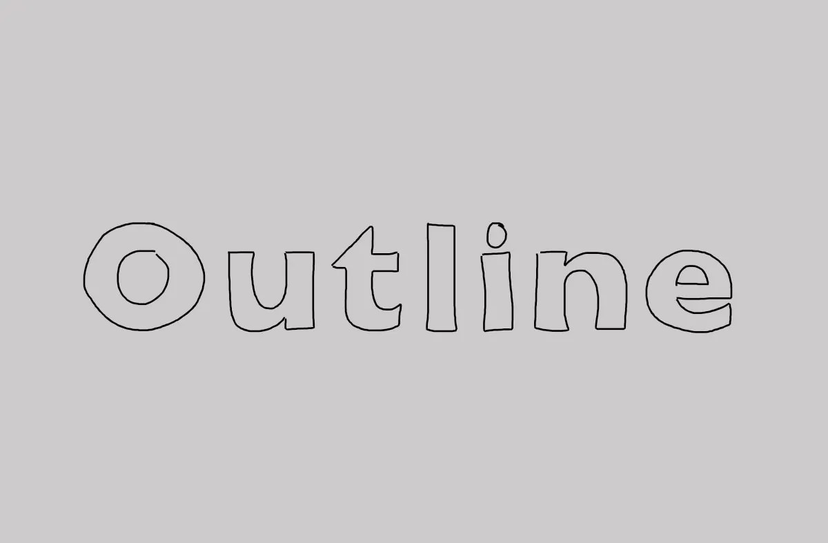 Outline font free download FontPiker
