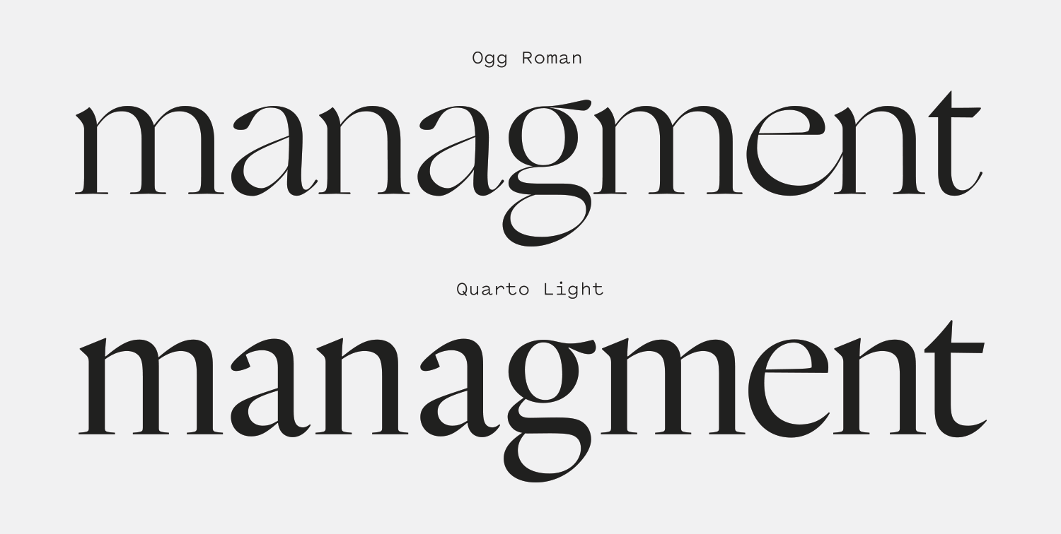 Ogg Font Review Journal