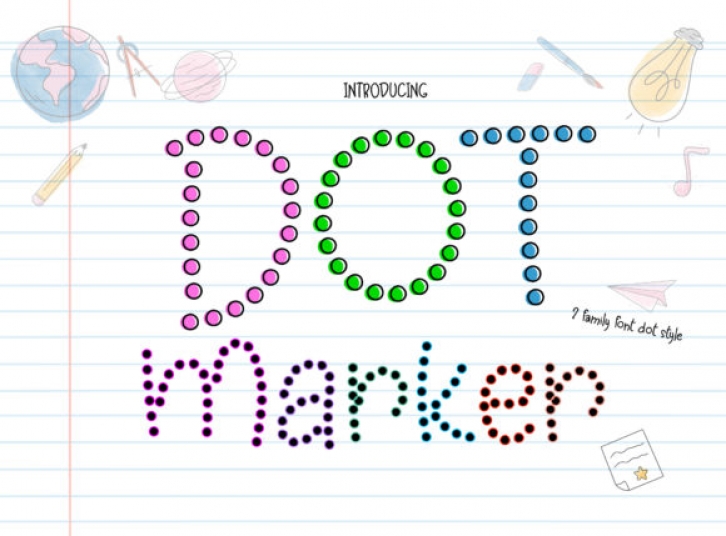 Dot Marker FONT Download