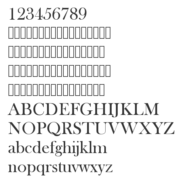 Шрифт Baskerville Old Face Regular (русский шрифт)