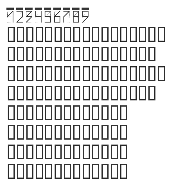 Шрифт ZIPcode Regular (русский шрифт)
