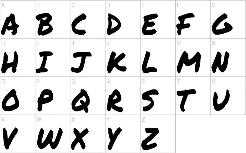 Permanent Marker Font Free Download Fonts Bee