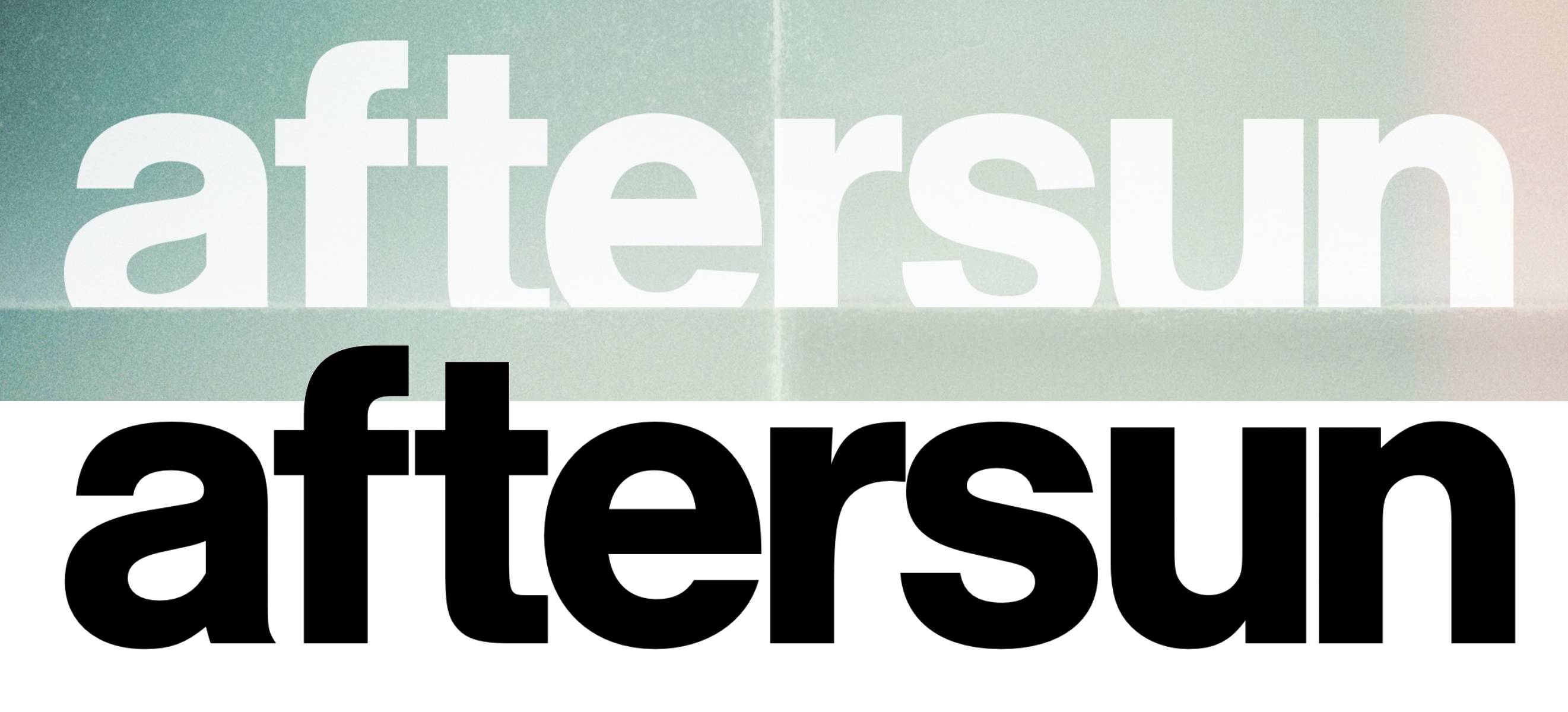 Aftersun movie posters Fonts In Use