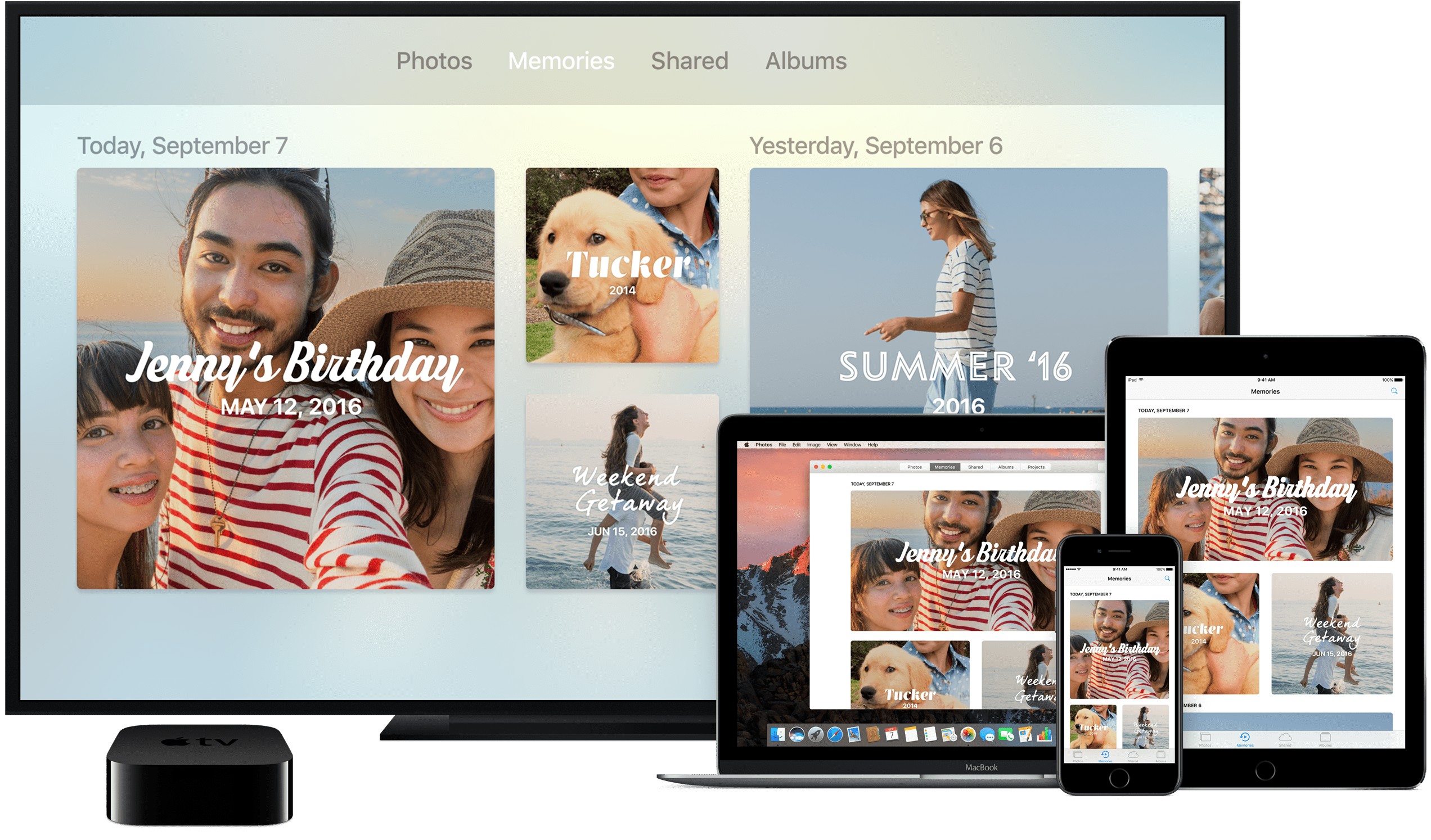 Apple iOS10 Memories feature Fonts In Use