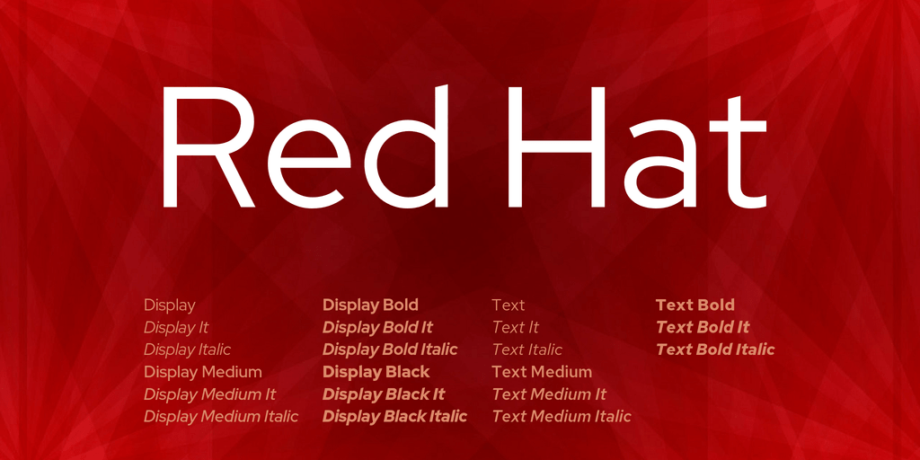 Download Red Hat font