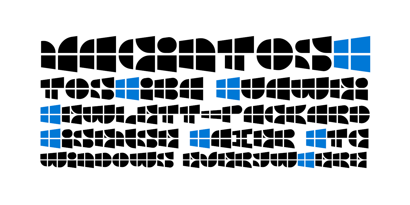 Download Windows Icon Font font