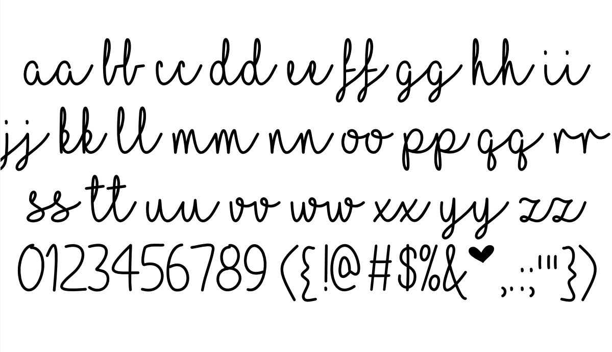 Mf I Love Glitter Font Free Download