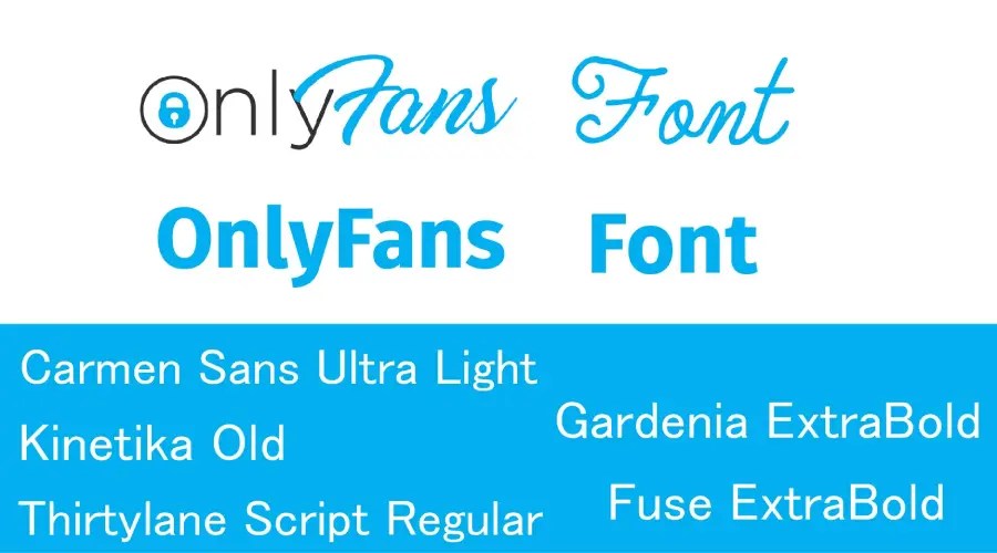 OnlyFans Font - Fonts Park