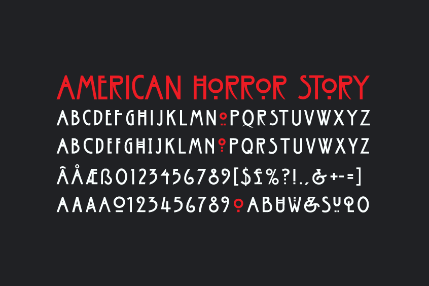 American Horror Story Font Free Download FontSwan