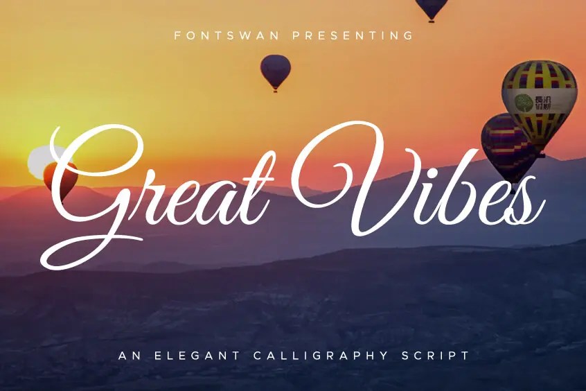 Great Vibes Font Free Download FontSwan
