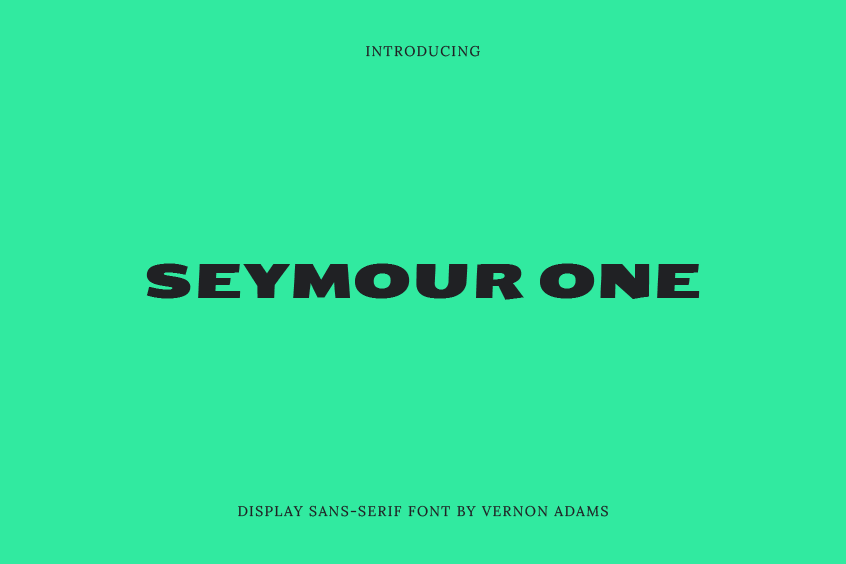 Seymour One Font Free Download FontSwan