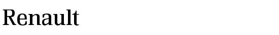 Renault Font