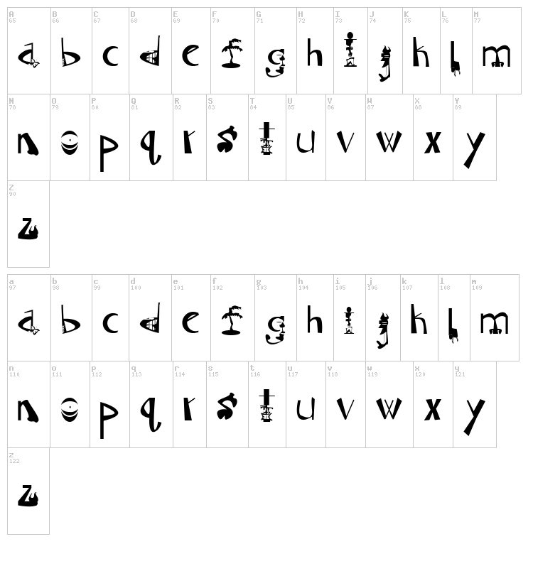 Tiki font , Fancy Decorative fonts