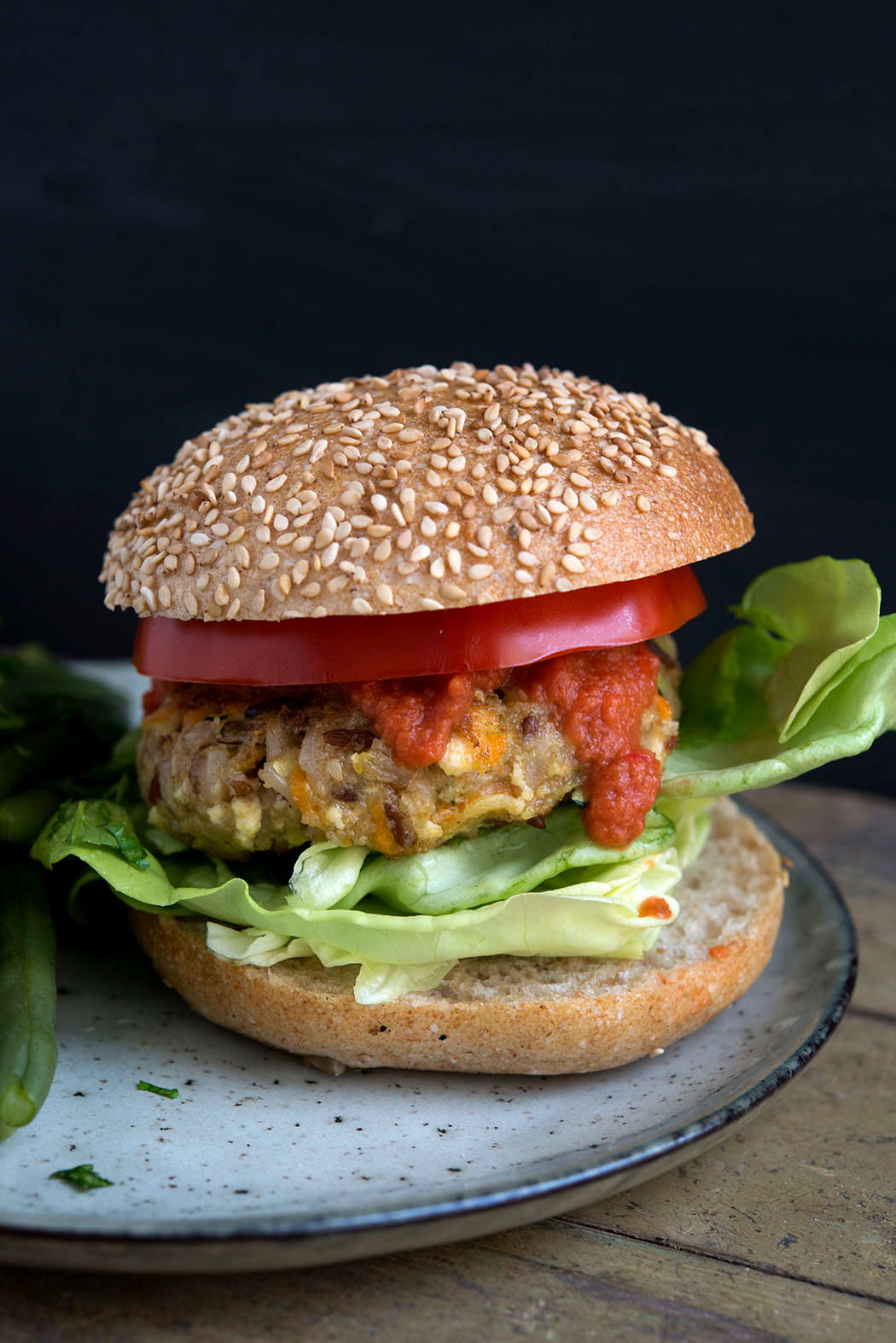 Burger, vegan, Bratling, gesund