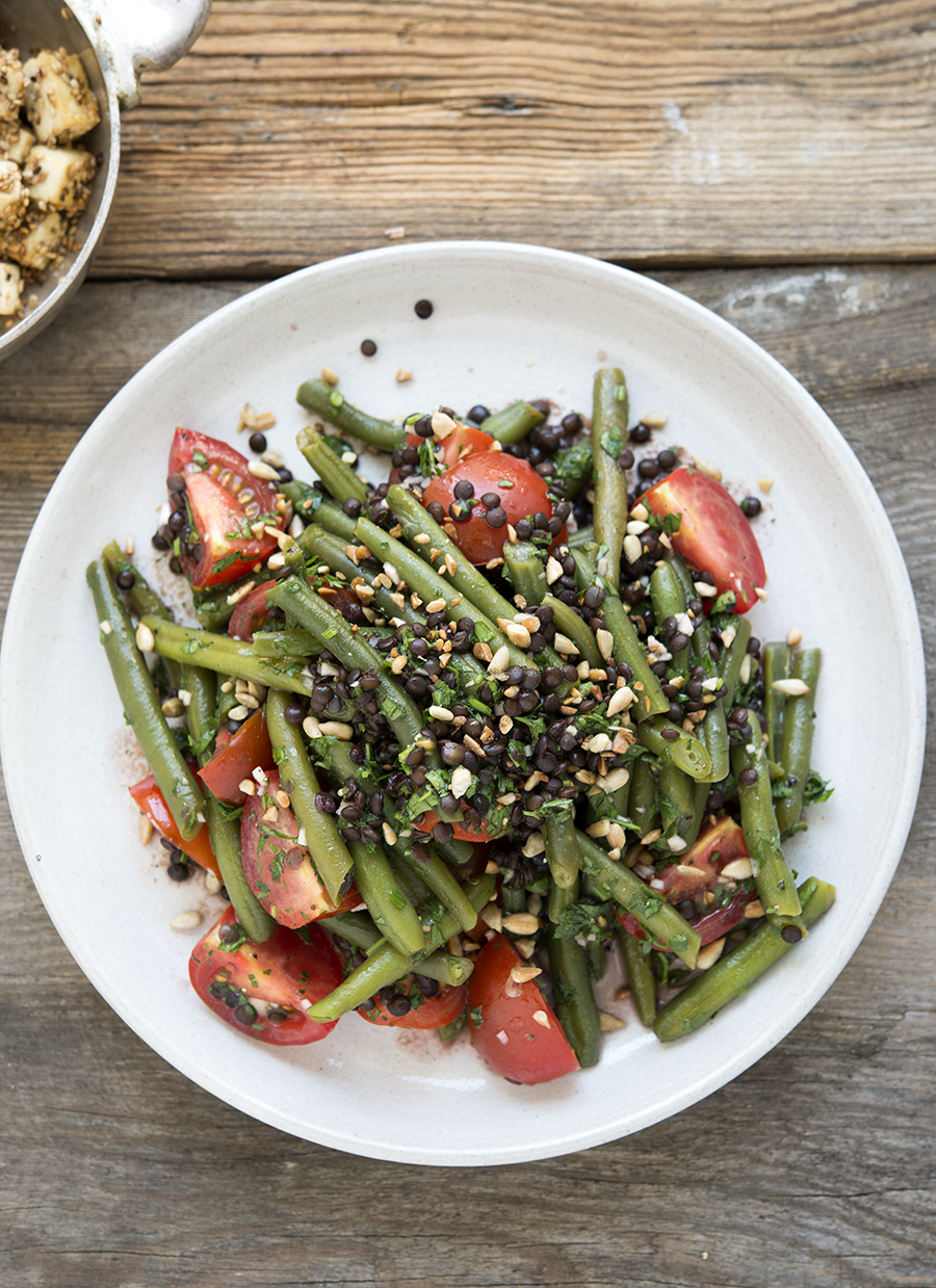 Bohnen-Tomaten-Salat