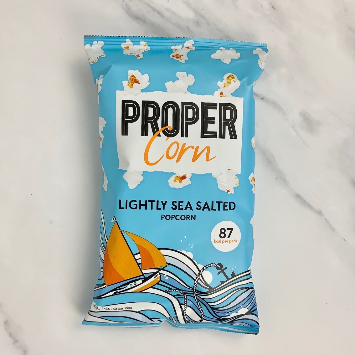 PROPER Lightly Sea Salted Popcorn 24 x 30g Food Republic