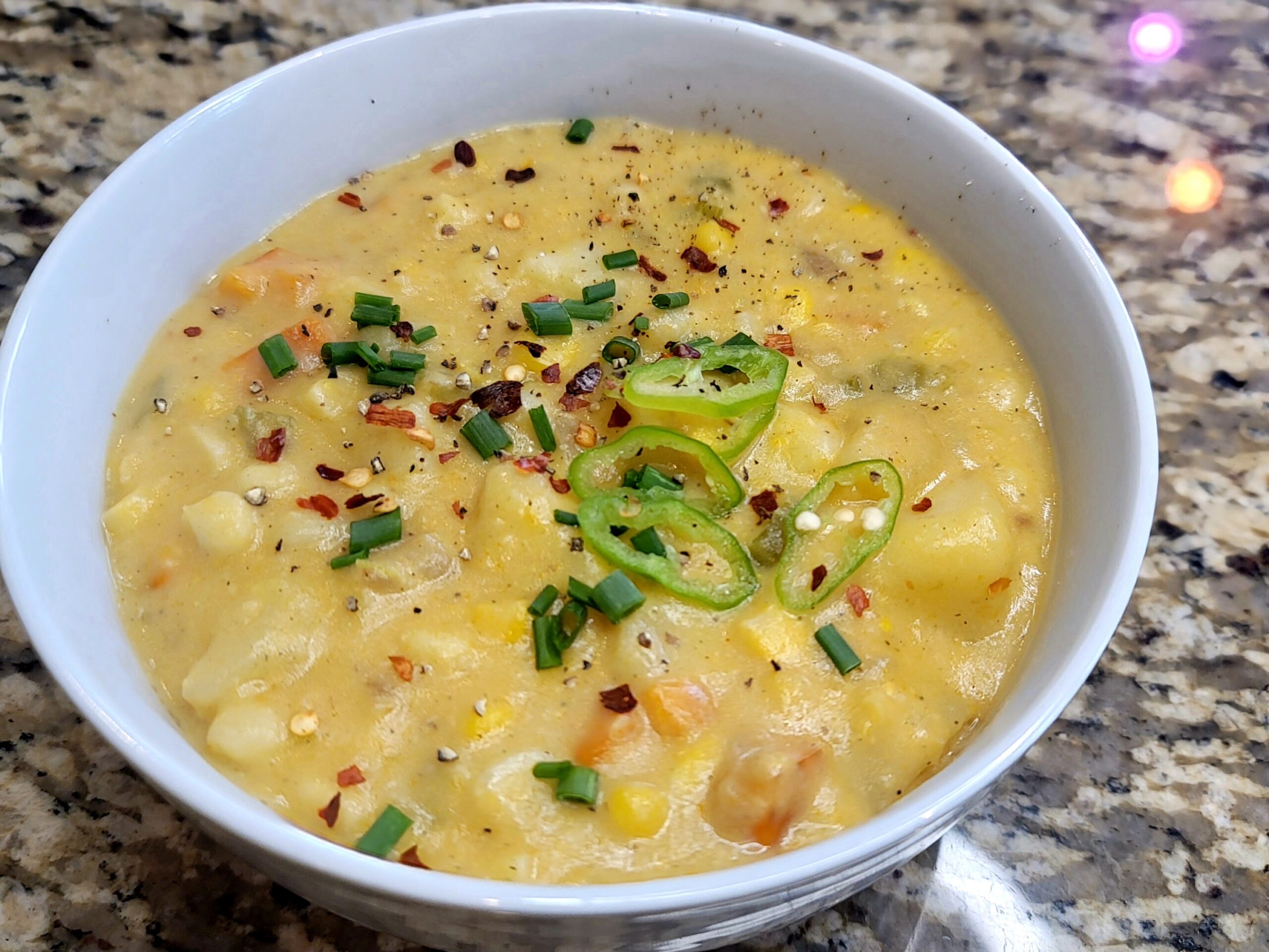 Quick Corn Chowder Food 400°