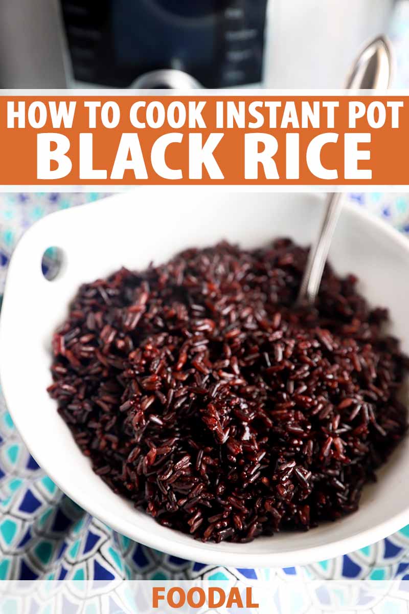 How to Cook Black Rice in the Electric Pressure Cooker Foodal