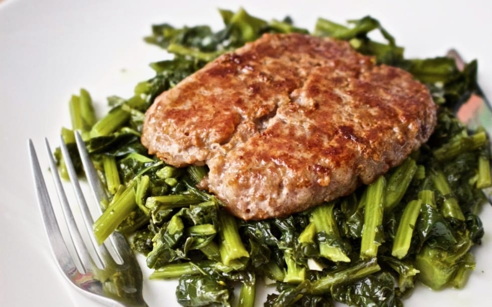 Italian Sausage with Rapini Keto recipe