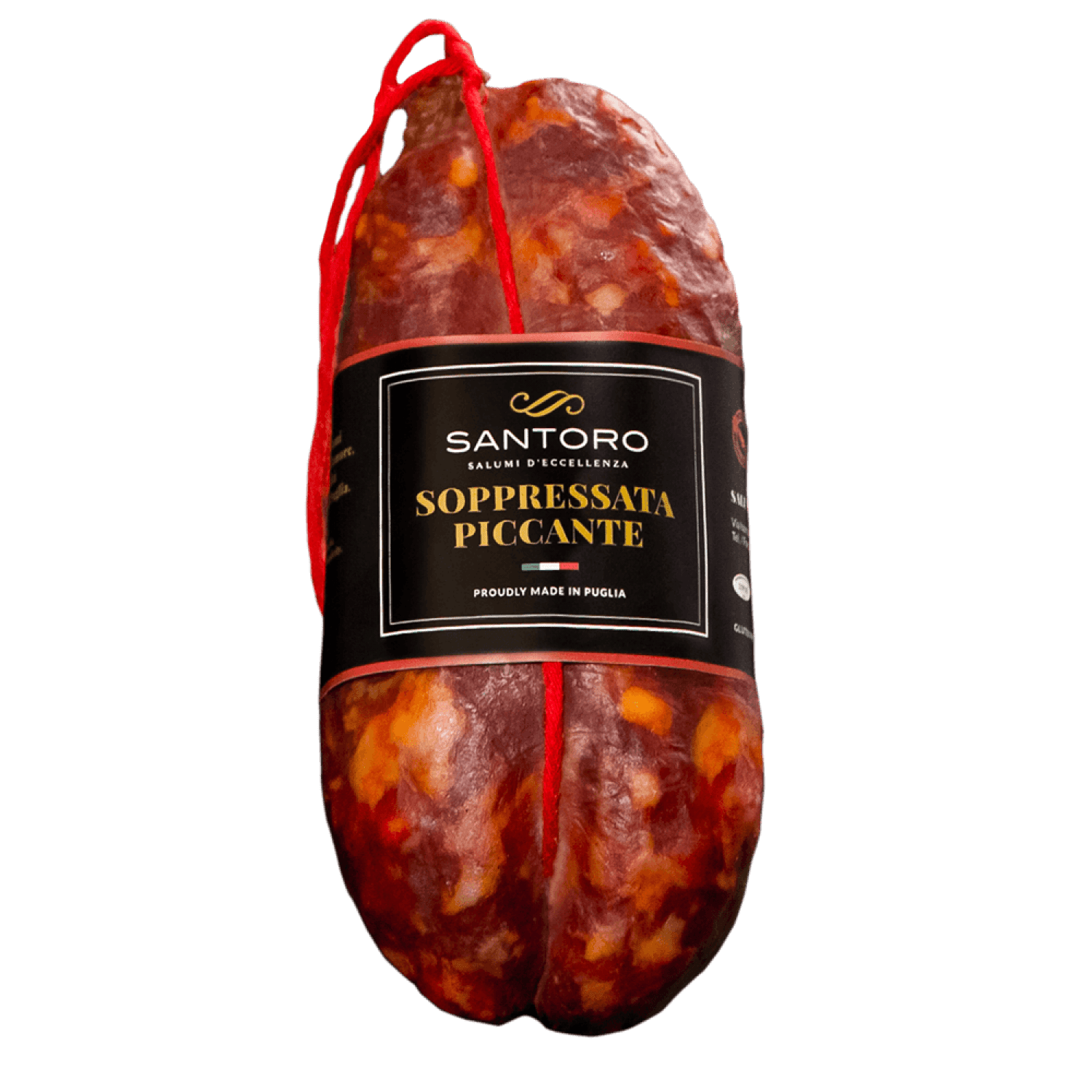 Spicy Soppressata Santoro 370gr +/ FoodDelite