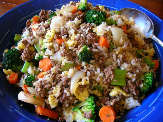 Ground Beef Fried Rice Foodgasm Recipes