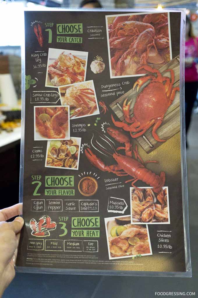 Toronto's Captain's Boil now in Richmond Foodgressing