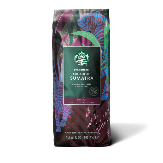 Starbucks Whole Bean Coffee New Packaging