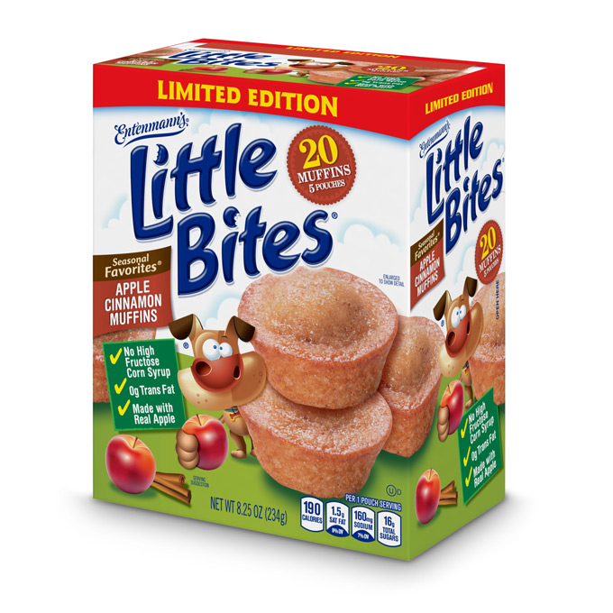 Little Bites Apple Cinnamon Muffins now available