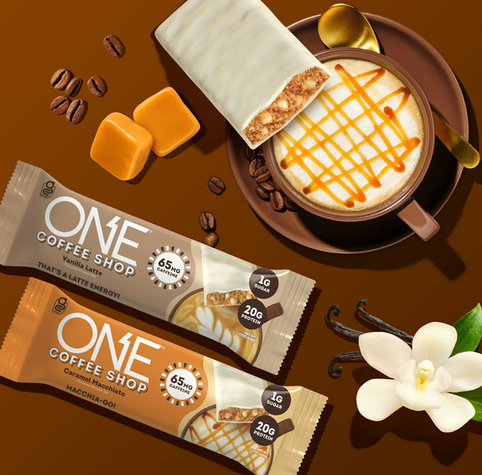 ONE Brands new line of protein bars ONE Coffee Shop