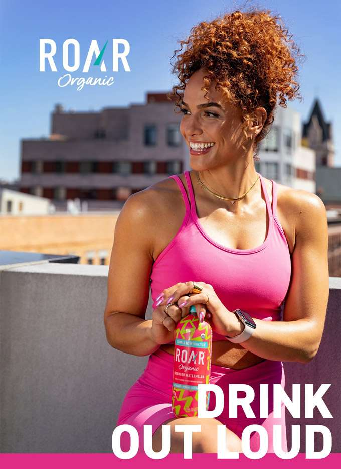 ROAR Organic Partners With Jess Sims to "Drink Out Loud"