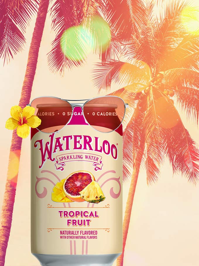 Waterloo Sparkling Water Introduces AllNew Tropical Fruit Flavor