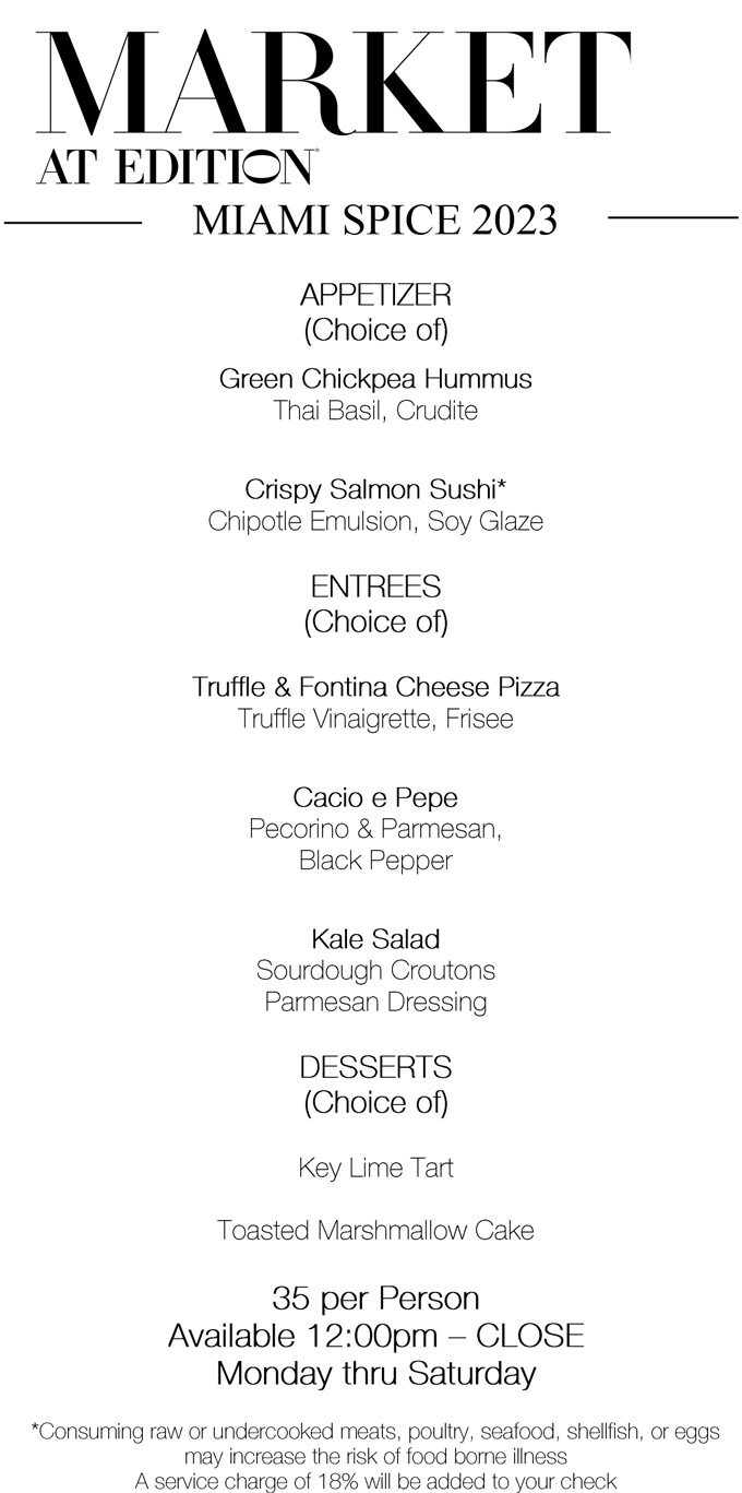 Miami Spice Restaurant Months 2023 Aug & Sept Highlights