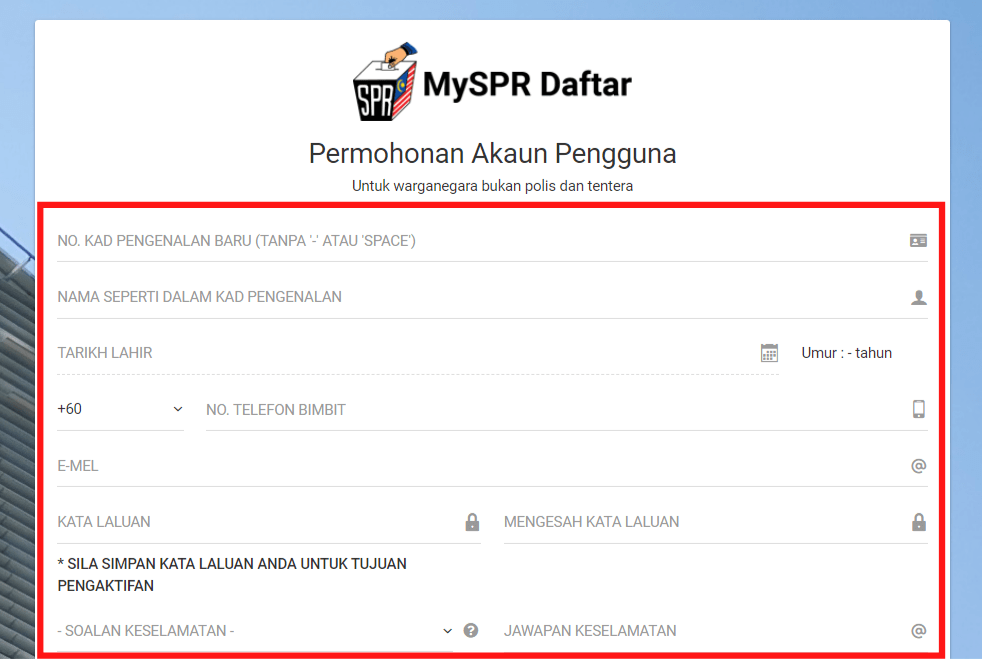 MySPR Cara Yang Mudah Untuk Daftar Sebagai Pengundi