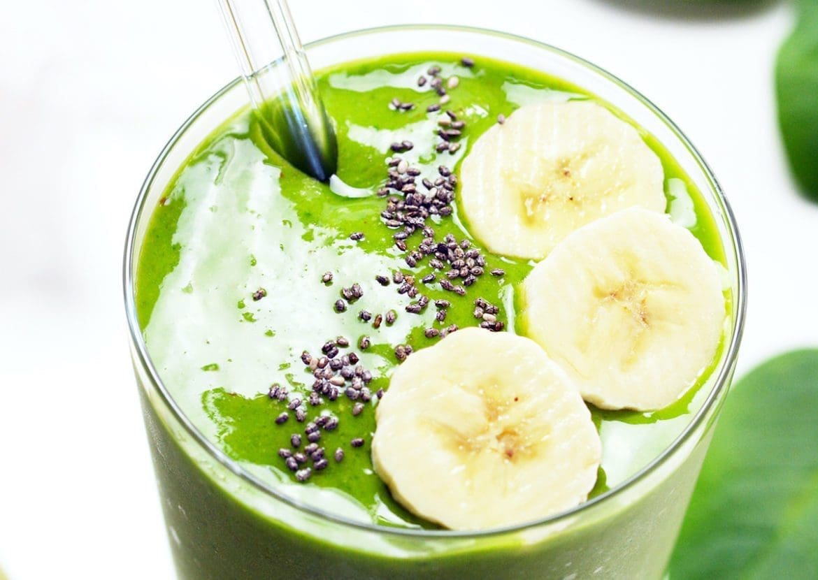 Simple 4Ingredient Healthy Green Smoothie Recipe