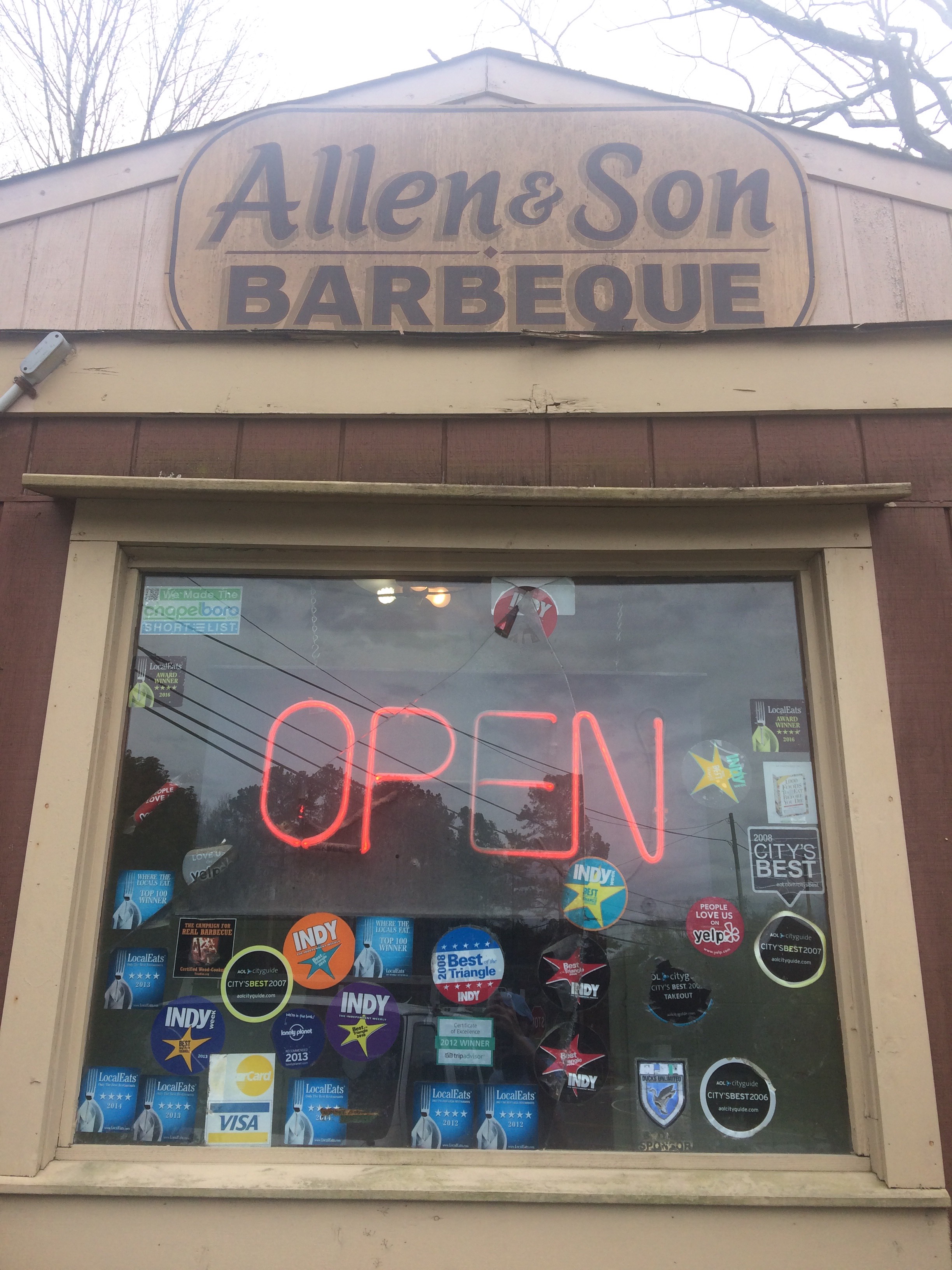 Foodie Travels Allen & Son Barbeque, Chapel Hill, N.C. FoodieScore