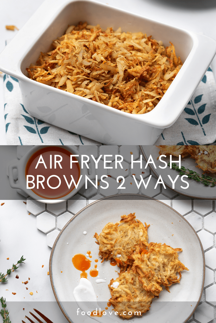 Air Fryer Hash Browns Healthier Breakfast Potaotes