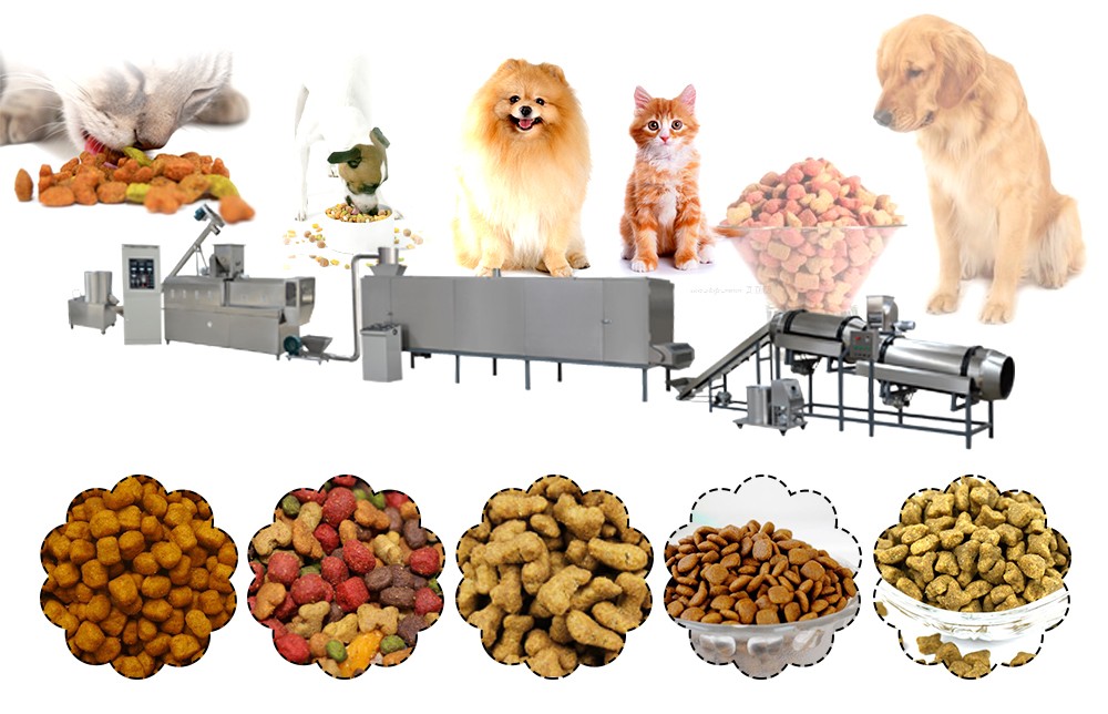 DOG FOOD MANUFACTURING PROCESS LINE