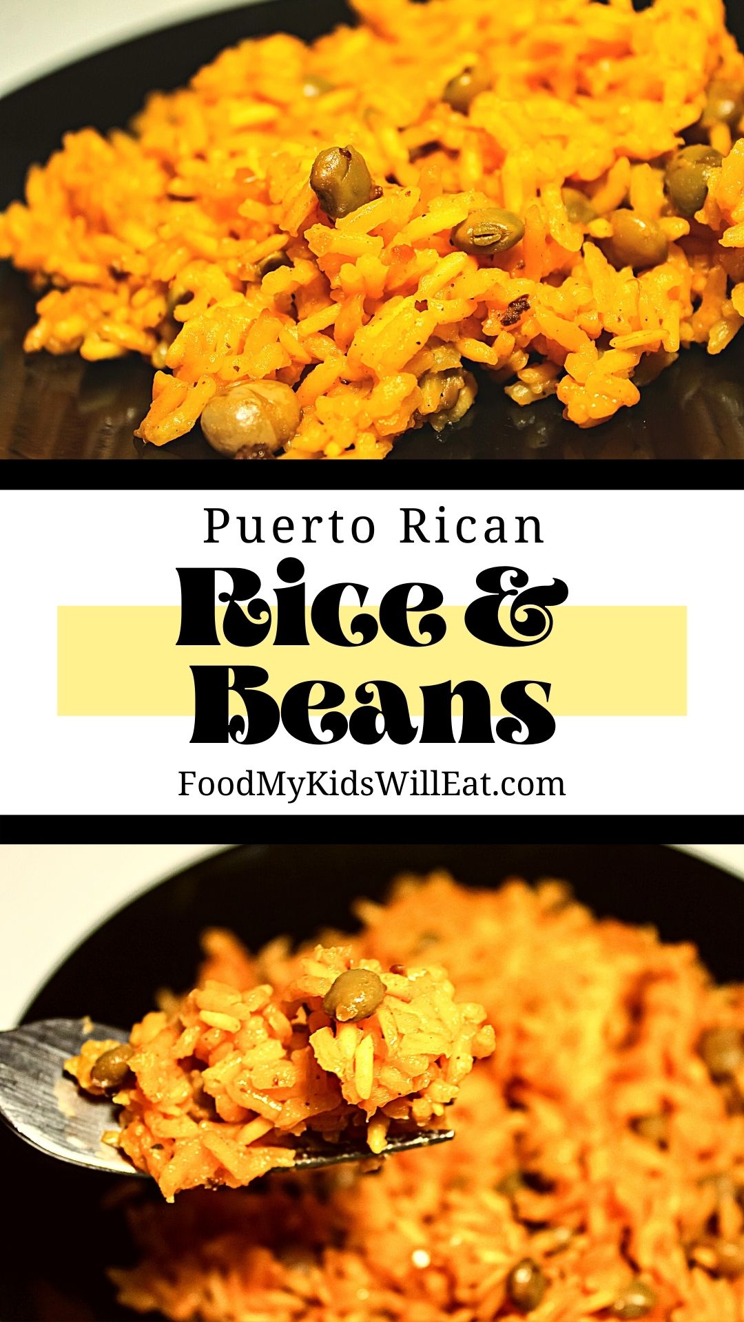 Easy Sides Puerto Rican Rice and Beans or Pigeon Peas Arroz con