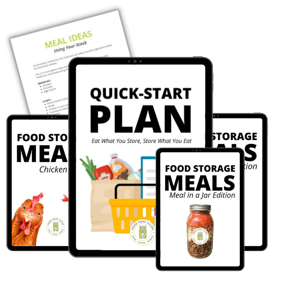 Exclusive QuickStart Offer Food Prep Guide Preserving & Storing Food