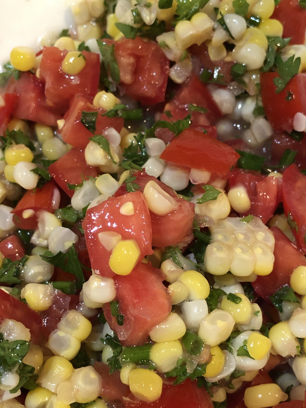 Fresh Corn Tomato Salad Food Sensitivity Kitchen