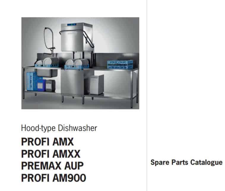 Profi AMX Profi AMXX Premax AUP Profi AM900 HOBART EXPLODED VIEW
